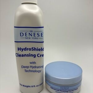 Dr. Denese HydroShield Cleansing Cream 8oz With Advanced Firming Facial Pads
